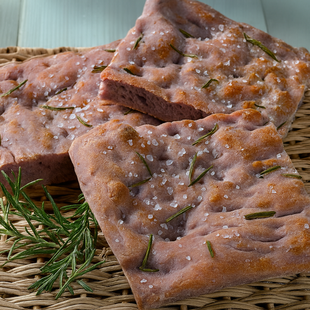 Focaccia con Harina de Uva