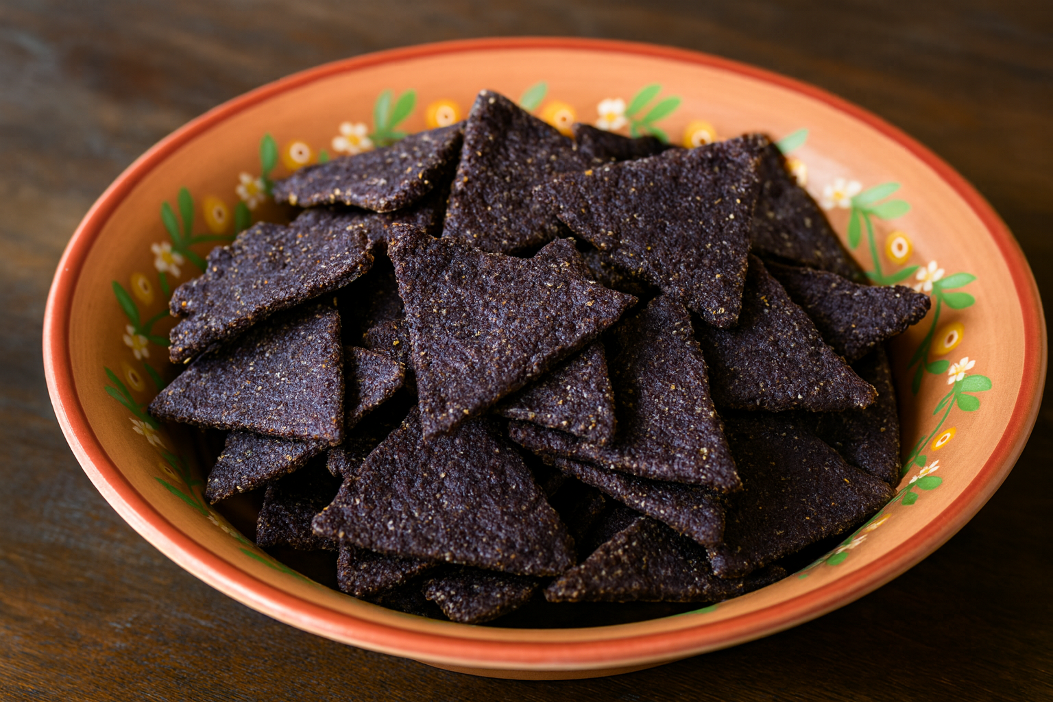 Nachos con Harina de Uva